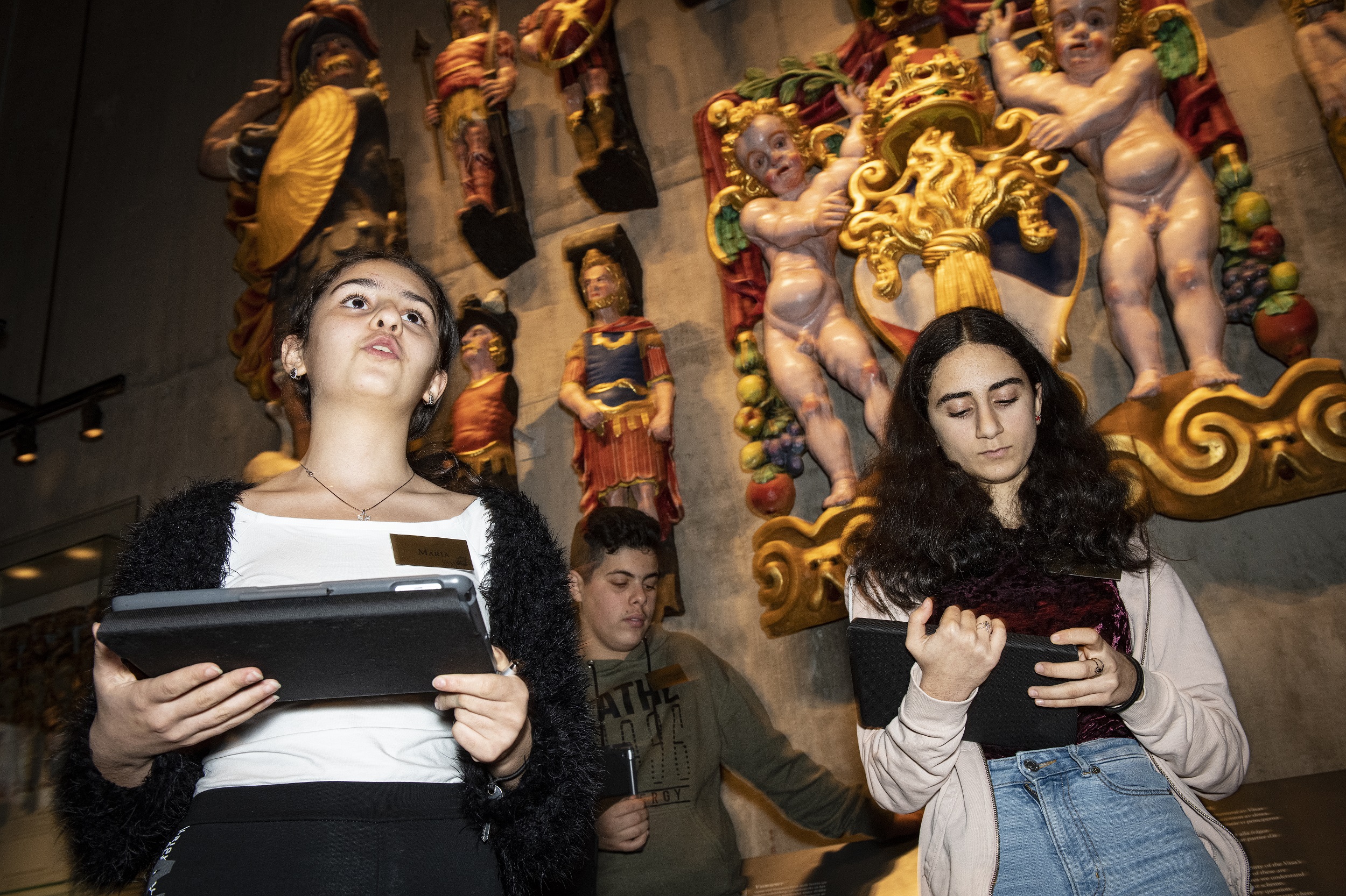 Unga visar Vasa: Elever från skolan Kastanjen guidar på Vasamuseet